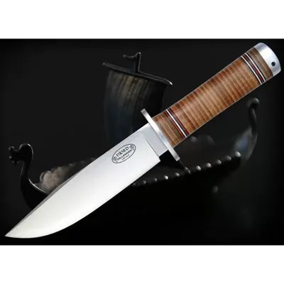NL3L VG10LAM Njord - Rodajas CUERO – Funda CUERO - Fallkniven