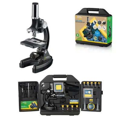 Microscopio 300X-1200X con Maleta - National Geographic