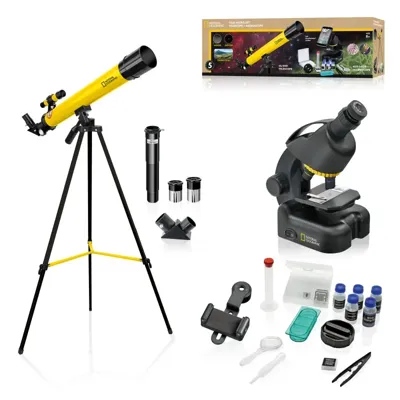 Juego de Telescopio y Microscopio para Principiantes - National Geographic