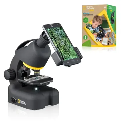 Microscopio 40-640x con Soporte para Smartphone - National Geographic