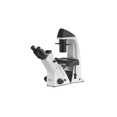 Microscopio de Luz Transmitida (Inverso) Trinoc Inf Plan 10/20/40/20PH: WF10X22: 30W HAL - Kern Optics