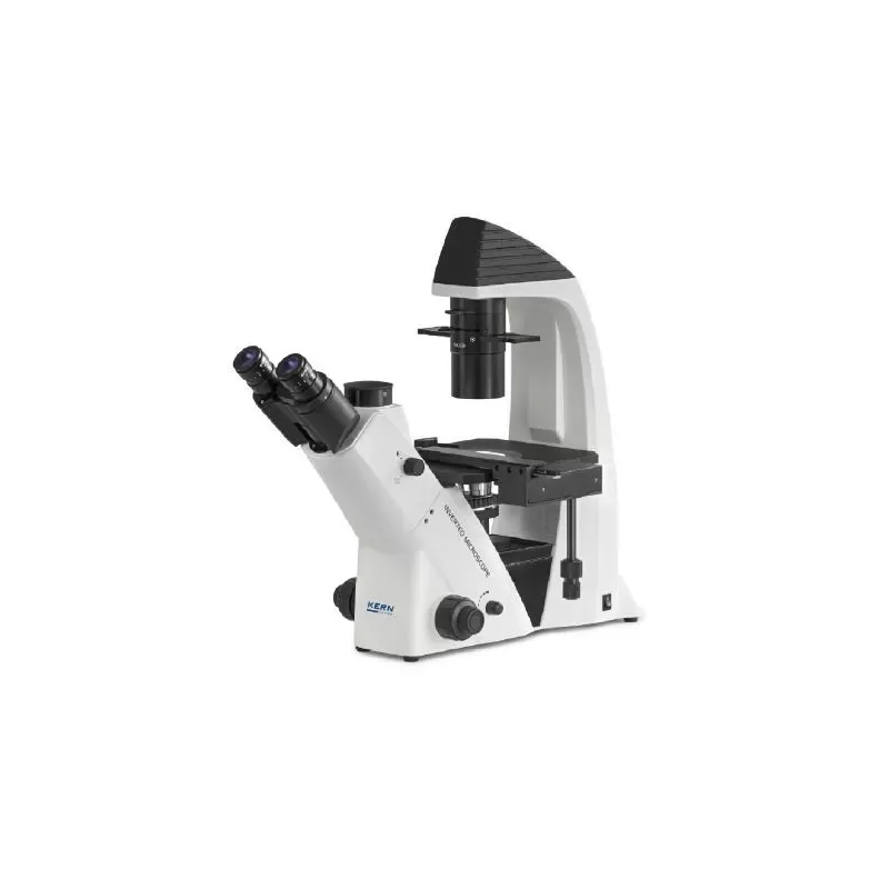 Kern Optics Microscopio de Luz Transmitida (Inverso) Trinoc Inf Plan 10/20/40/20PH: WF10X22: 30W HAL