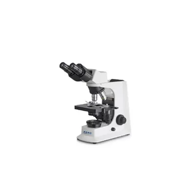 Microscopio de Luz Transmitida Binocular Plan 4/10/40/100: WF10X18: 3W LED - Kern Optics