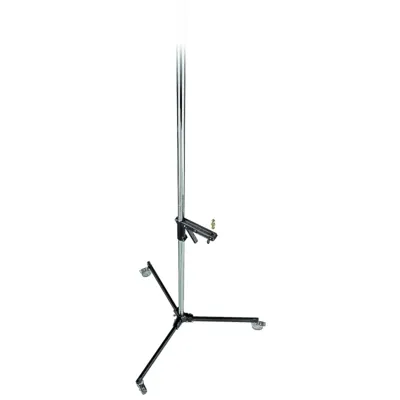 Pie de Estudio con Ruedas Tipo Columna. Cromado - Manfrotto