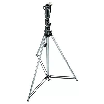 Pie de Estudio Cine 3 Secciones. Altura 380cm. Cromado - Manfrotto