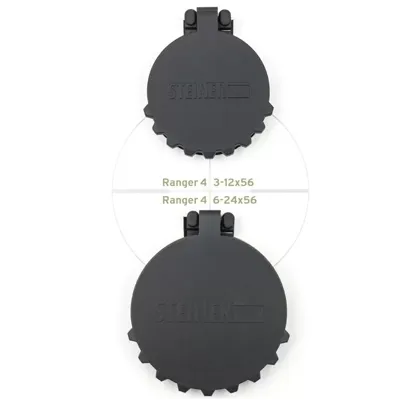 Set de Tapas Abatibles para Ranger 4 3-12x56 & 6-24x56 - Steiner