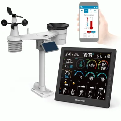 4CAST 10"-Estación Meteorológica Wi-Fi Incl. Sensor 8 en 1 - Bresser