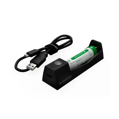 Cargador + Batería 14500 LI-ION Incluida - Led Lenser