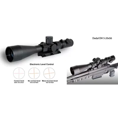 Visor de Rifle DH 5-20x56 (Ø34MM, Retícula Iluminada, Control Vertical) - Dedal
