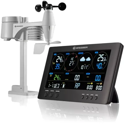 Centro Meteorológico WIFI ClearView con Sensor 7 en 1 - Bresser
