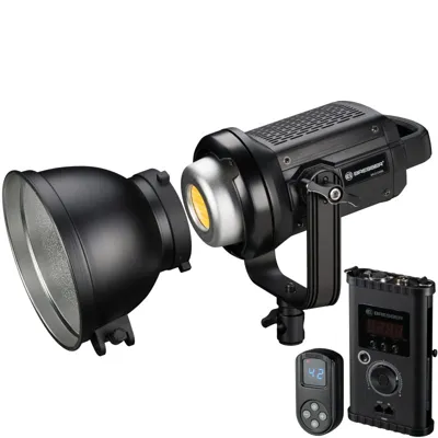 Lámpara de Estudio LED BR-D1200BL COB de 120 W con Mando a Distancia - Bresser