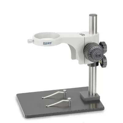 Stereomicroscope Stand (Pillar) Without Illumination: Steel Stage - Kern Optics