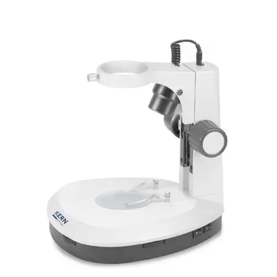 Stereomicroscope Stand (Arm Curved) with Incident and Transmitting Illumination - Kern Optics