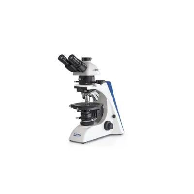 Microscopio de Polarización Trinocular Inf Plan 4/10/20/40: WF10X20: 20W HAL (TL) - Kern Optics