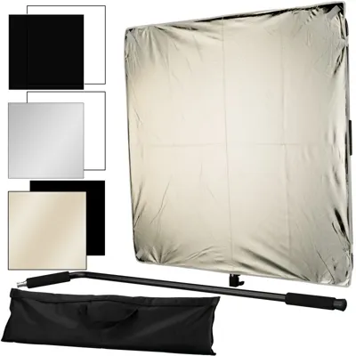 Panel Reflector / Difusor 6-EN-1 BR-DP1000 100x100cm - Bresser
