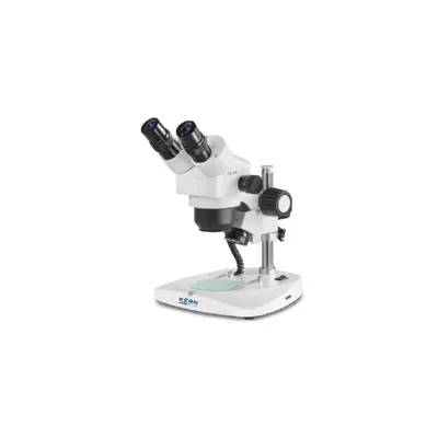 Microscopio Estereoscópico con Zoom Binocular Greenough: 0,75-3,6x: HWF10X21,5: 0,35W LED - Kern Optics