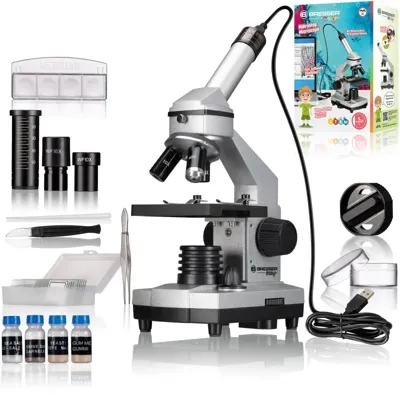 40X-1024X Microscopio con Cámara Ocular HD - Bresser Junior