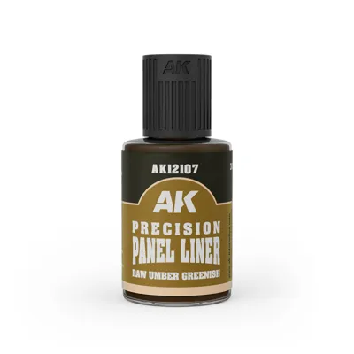 Precision Paneliner Raw Umber Greenish - AK - AK Interactive
