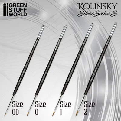 Pinceles Kolinsky Series (S) - GSW - Green Stuff World