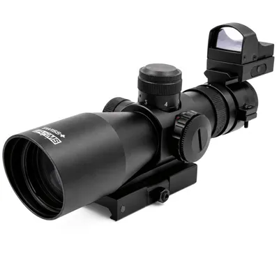 Argon 3-9x42 con Mini Red Dot - Ajuste Exterior - Arsenic