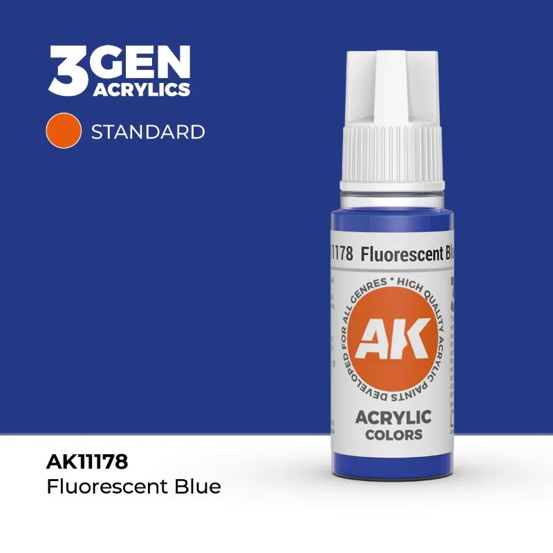 AK Interactive Fluorescent - AK · Azul