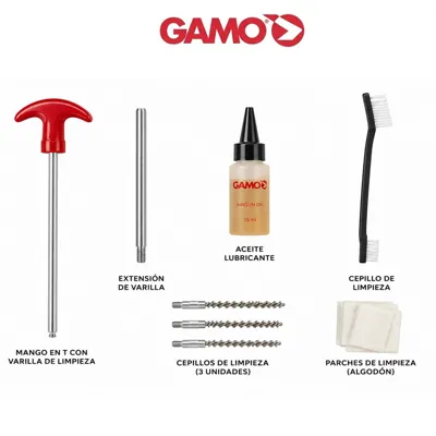 Kit de Limpieza Armas Aire Comprimido - Gamo