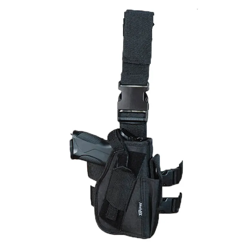 Foraventure Funda Pistola Pierna M12 · Negro