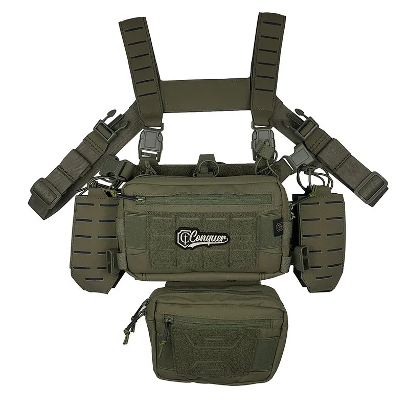 Conquer Chest Rig Titan · Verde / OD