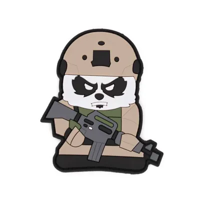 Oso Panda Fusilero PVC 3D - Inmortal Warrior
