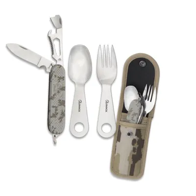 Set de Cubiertos Camping - Albainox