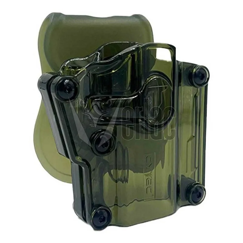 Cytac Pistolera Universal Alta Resistencia Transparente · Verde / OD