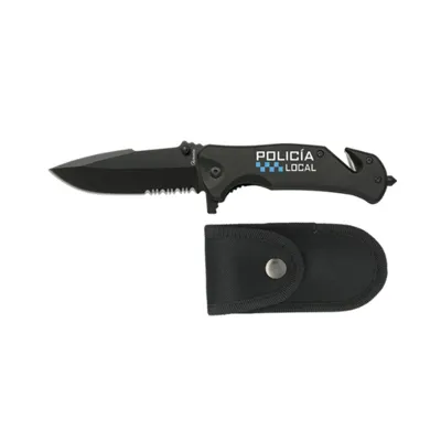 Navaja Albainox Policía Local Color Hoja 8 cm - Martínez Albainox