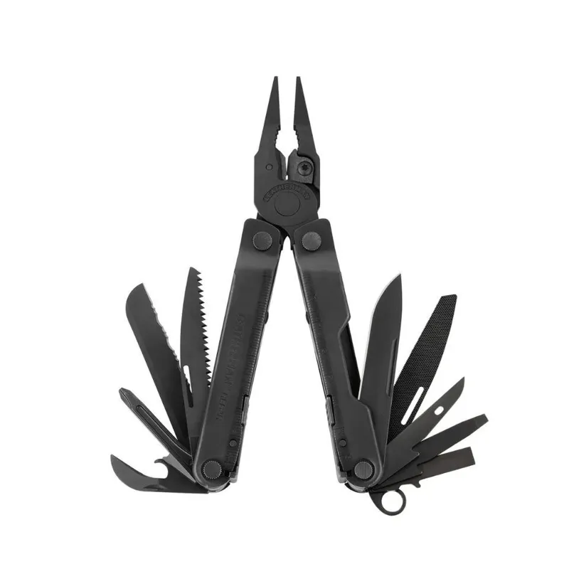 Leatherman Multiherrramienta REBAR · Negro