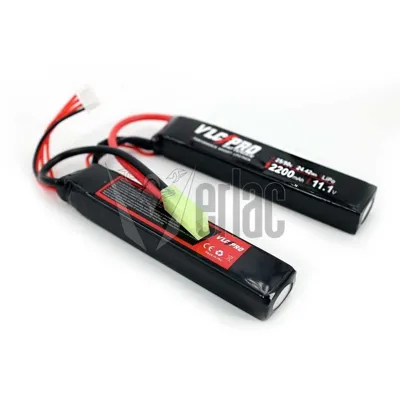 LIPO 11.1V 2200 mAh 25C-50C 2 Modulos - VLC Pro