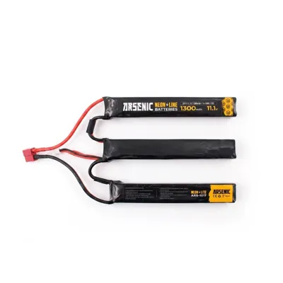 LIPO Pro 11.1V 1300 mAh 25C-50C 3 Modulos Tdean - Arsenic