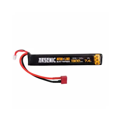 LIPO 7.4V 1300 mAh 25C-50C T-Dean - Arsenic