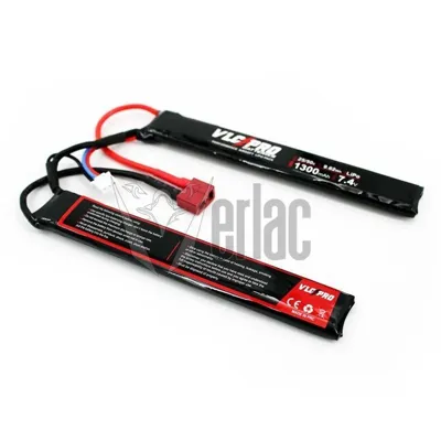 7.4V 1300 mAh 25C-50C 2 Modulos T-Dean - VLC Pro
