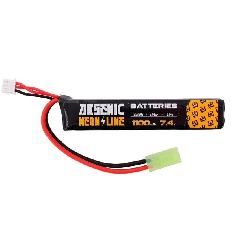 Arsenic LIPO 7.4V 1100 mAh 25-50C Tamiya