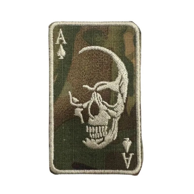 Calavera Carta As de Picas