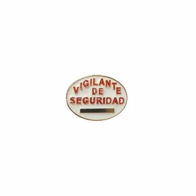 Pin Vigilante de Seguridad
