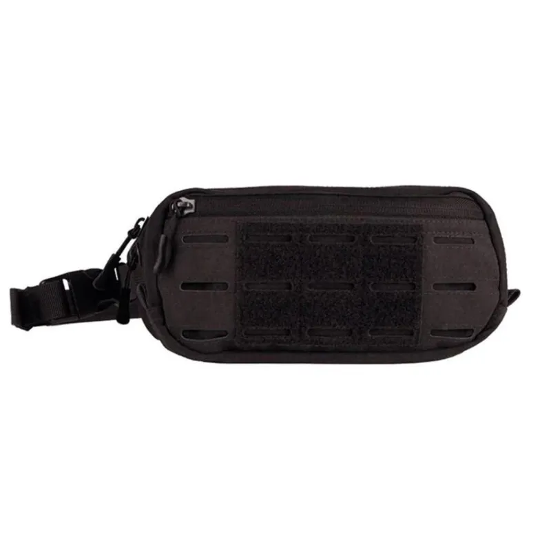 MilTec MOLLE Laser Cut Fanny Pack · Negro