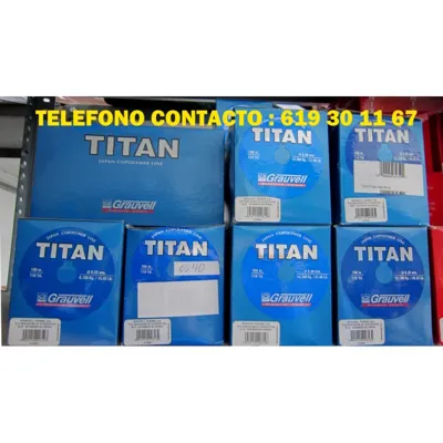 Hilo de Pesca Bobinas de 100 Mts - TITAN
