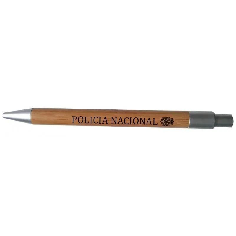 Bolígrafo Bambú Policía Nacional