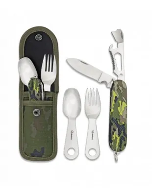 Set de Cubiertos Camping - Albainox