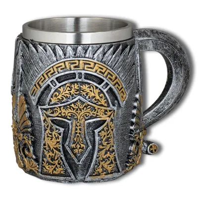 Taza Casco Armadura de Resina 11,5 cm TOLE10
