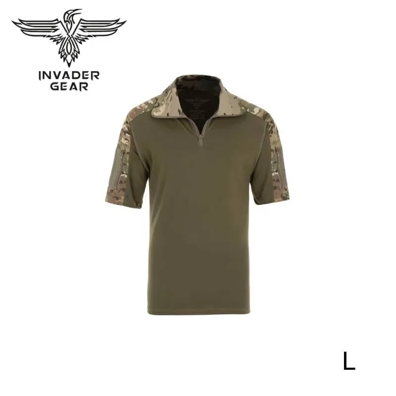 Camisa Corta Combat L · Multicam