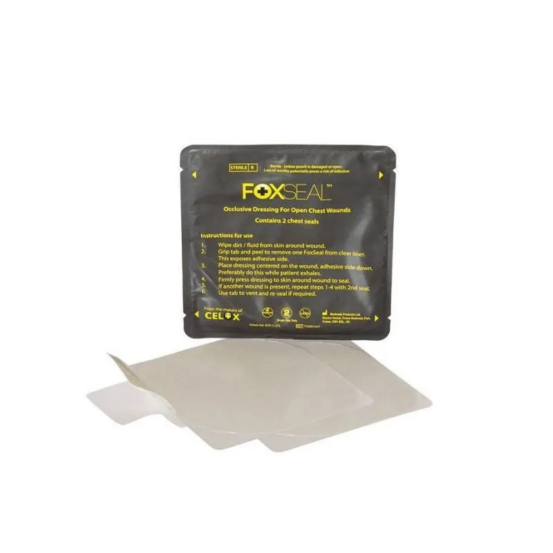 Apósito Oclusivo Heridas Abiertas de Torax Foxseal
