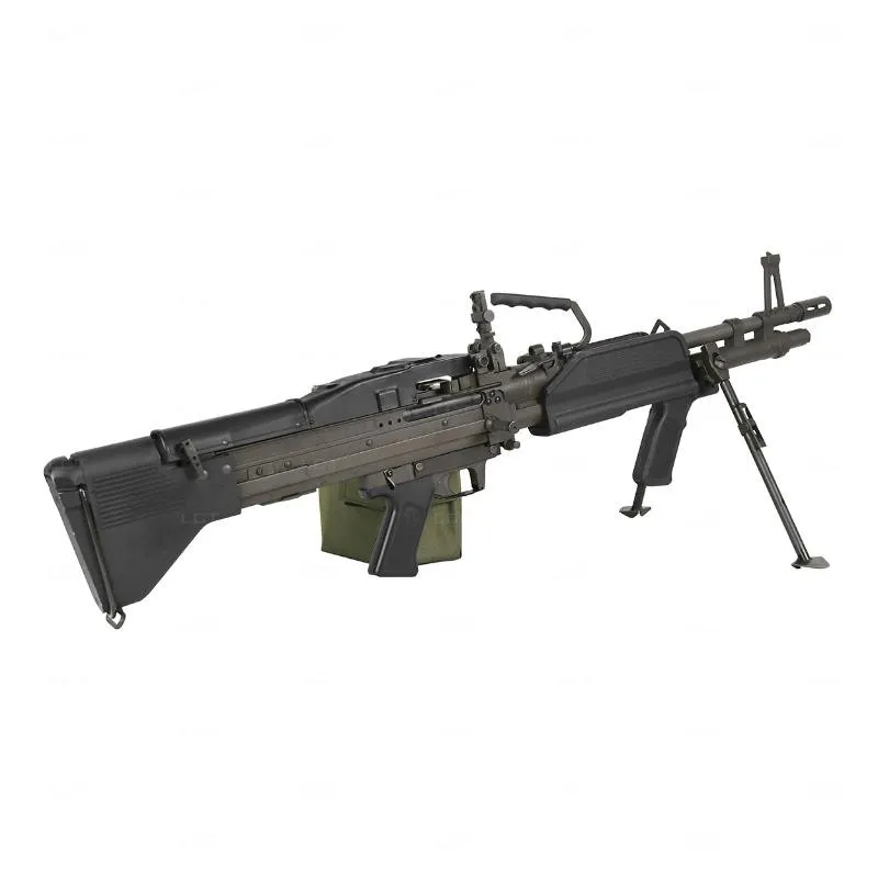 LCT Airsoft M60 E4 Acero M120 · Negro