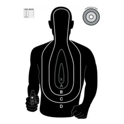 Silueta de Tiro Policial 50×70 cm