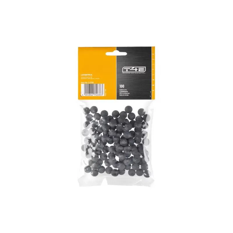 BOLAS.50 Practicas Rub 1.23g 100 rds T4E